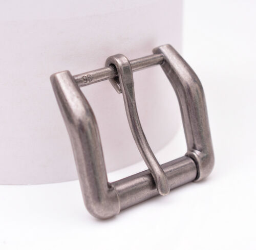 Argent Ancien Single Prong Roller Boucle de ceinture de remplacement pour 35 mm Ceinture Sangle