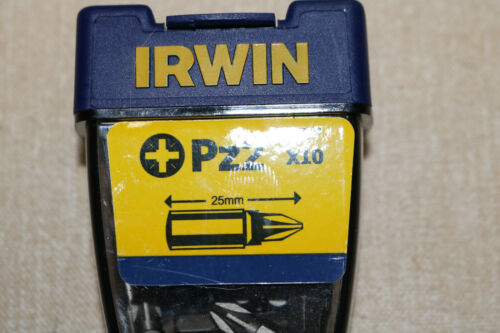 Irwin Dewalt PZ2 Pozidrive No.2 25 mm Tournevis Insert Bits x 5