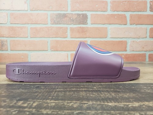 New Champion Berry Logo Slide Sandals Youth Sz 5Y