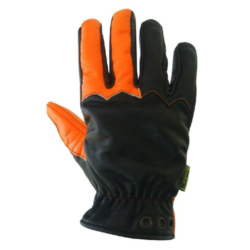 Hi-Viz Orange CGG Missing Link Communique Visability Gloves Black