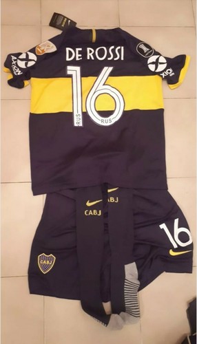 Maglia+Pantaloncino+Calzettoni Boca Juniors De Rossi #16