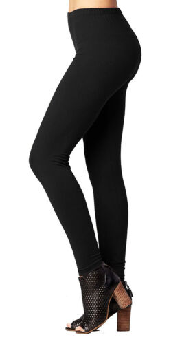 Womens Ultra-Soft HIgh Waist Fleece Lined Premium Winter Leggings 