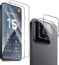 2X Schutzglas ( Display + Kamera ) für Xiaomi 15 Display Full Panzerfolie 9H