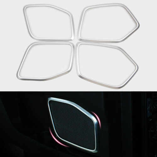 Interior Door Speaker Sound Cover Trim Frame For Ford Explorer 2011-2014 Silver 