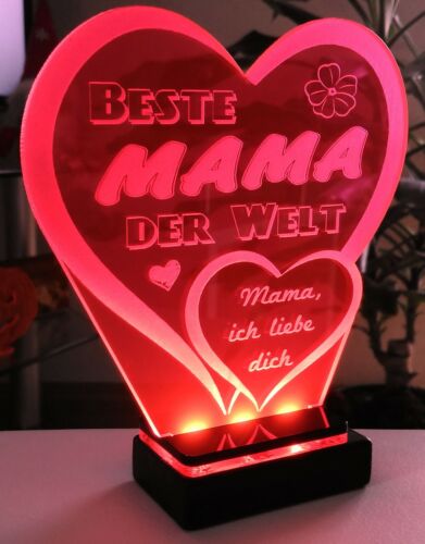 Motive Beste Mama Alles Liebe Alles Gute Muttertag Geschenk Geburtstag Liebe Led Licht Sammeln Seltenes Inkmax Jp