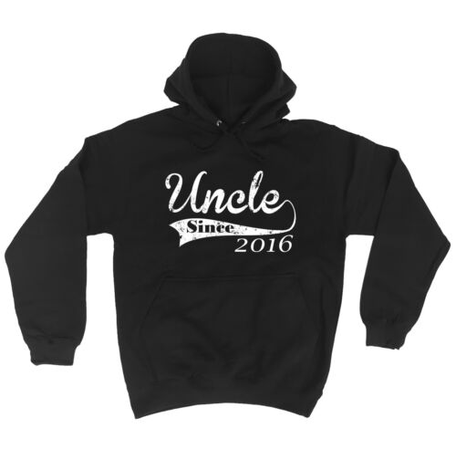 Details about   Uncle Since Any Year HOODIE hoody birthday gift family brother custom funny 