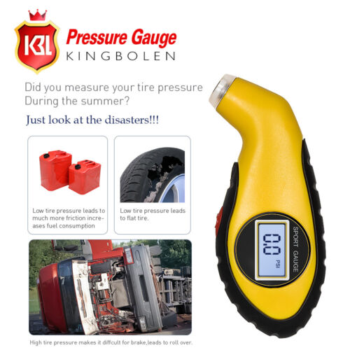 Digital Tire Pressure Gauge Car Bike Truck Auto Air PSI Meter Tester Tyre Gauge 