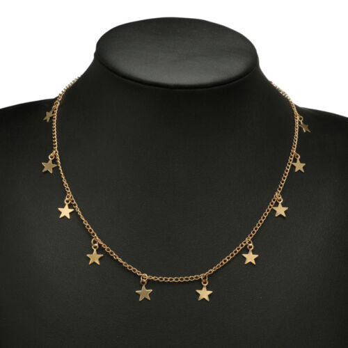 1Pcs Star Necklace Simple Gold Choker Gifts Chain Women New Necklace Choker KS