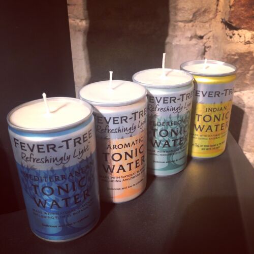 Fever Tree Upcycle Scented Candle Full Set X4 Gin In A Tonic Yankee 