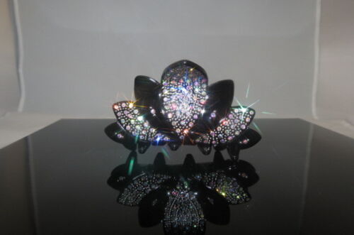 Details about   New Gorgeous embroidered Hair Clip Claw w Shinny Crystals Hair Accessories 