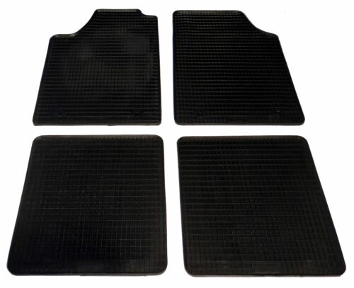 2000 bis 2005 4er Set schwarz Gummi Fußmatten passend für Audi A2 ab Bj
