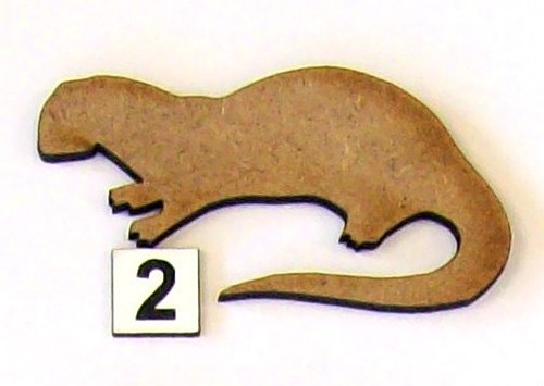 embellish MDF Wood Laser 25mm Cut Out Animal Shapes craft making decoration
