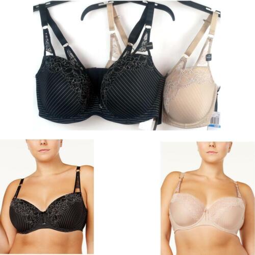 Ashley Graham Lace and Stripe Showstopper Bra Choose Size & Color New 