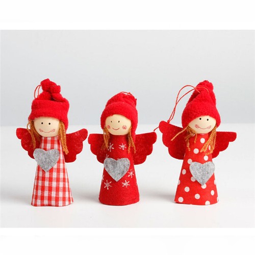 Christmas Doll Wings Tree Hanging Pendant Xmas Home Decoration Ornament GR