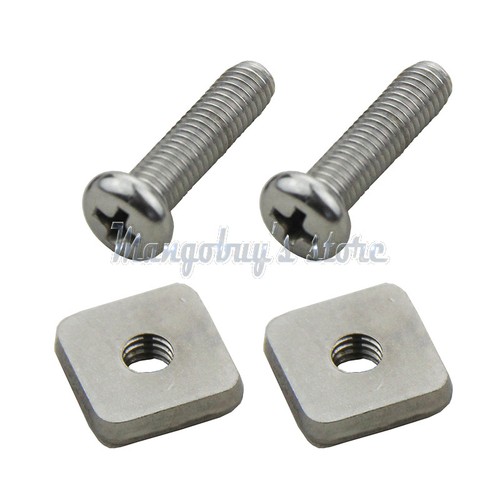10PCS Long Surf Board SUP Center Sliding Fin Box Plate Smart Screw Stainless
