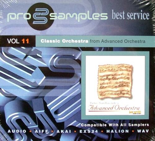 Best Service pro samples Vol.11 2 CD Classic Orchestra from Advanced Orchestra