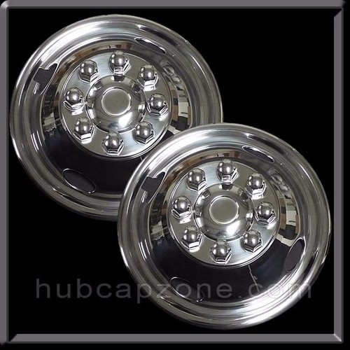 Pair Front 16/" Wheel Simulators Wheel Liners 2012 2013 Ford Ambulance E350 E450