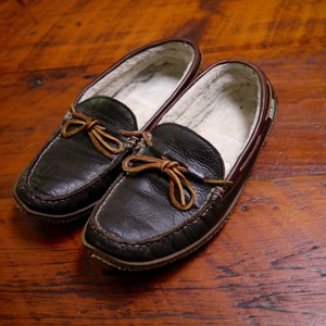 ll bean mens leather slippers ll bean brown leather faux shearling comfort driving ll bean mens leather slippers ll bean brown leather faux shearling comfort driving