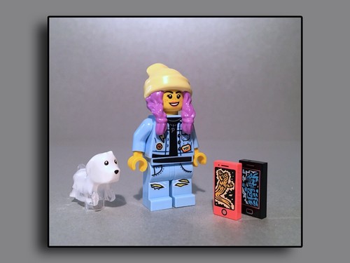PARKER JACKSON mit Hund Geist Spencer Lego Figuren Minifiguren Hidden Side