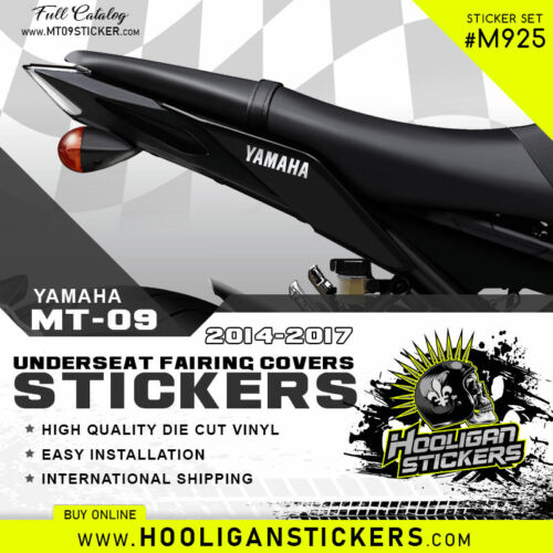 M925 Yamaha 3.5 inch under seat sticker set 