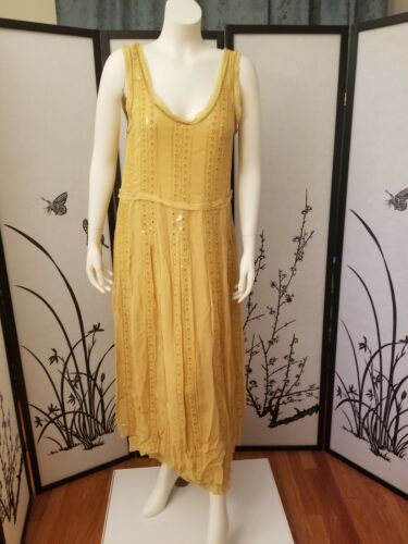 Details about  &nbsp;ZARA LIMITED EDITION SEQUIN DRESS 6895/400 Color Yellow