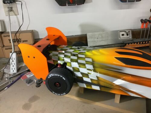 Arrma Limitless Colored Plastic Speedrun Rear Wing ORANGE
