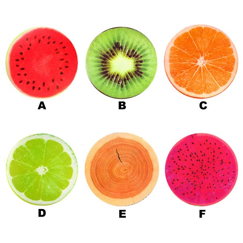 32*5cm Fruit Pillow Pad Watermelon Kiwi Sofa Office Home Room 3D Cushion Mat 32*5cm Fruit Pillow Pad Watermelon Kiwi Sofa Office Home Room 3D Cushion Mat