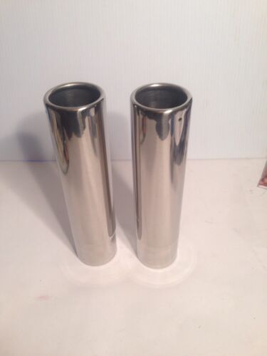 2 Pcs Flo Pro 1 3//4” x 10” Stainless steel Pencil Tip Exhaust Tips