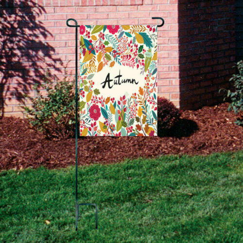 Welcome Garden Flags Colorful Wildflowers Birds Yard Banner Summer Outdoor Decor 