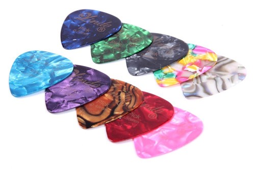 0.72mm and 0.96 mm 10 Stylish Colourful Guitar Picks Plectrums 0.46mm 0.58mm