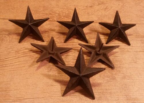 Home Decor 0170-02110 Cast Iron Texas Star Nails Large 31/2" Wide Set of 12 