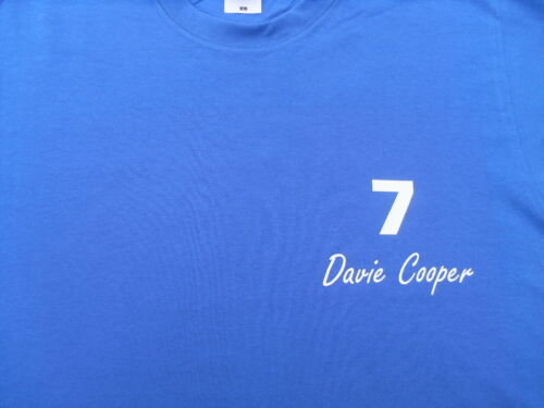 Glasgow Rangers Davie Cooper Tribute T-Shirts Inc 4xl & 5xl Christmas Gift 