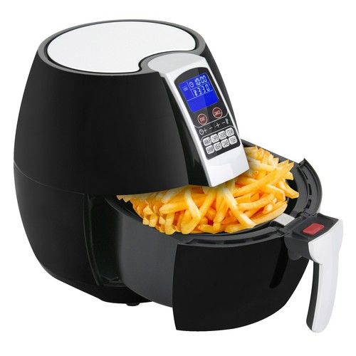 Multi Black Version Deep Air Fryer Mechanical Digital Model 7 Cooking Presets