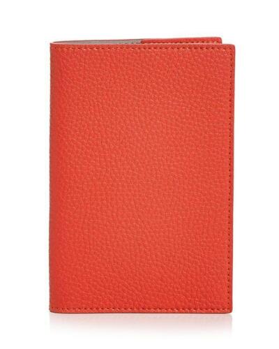 Campo Marzio Orange Genuine Leather Passport Holder. 
