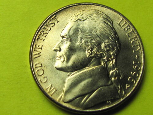1996 P Uncirculated Jefferson 5 cent