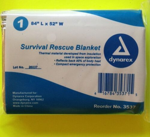 Lot of 6 Emergency Survival Rescue Blankets Doomsday Prepper Bug Out Bags EMP