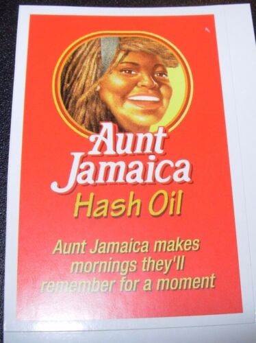 RON ENGLISH POPAGANDA Aunt Jamaica Hash 2.5/" Sticker decal frm poster art print