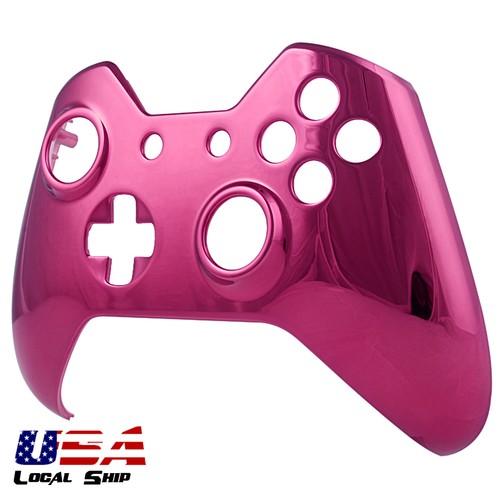 Custom Replacement Controller Faceplate Shell For Microsoft Xbox One-Chrome Pink Custom Replacement Controller Faceplate Shell For Microsoft Xbox One-Chrome Pink