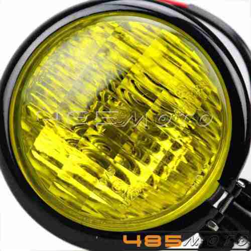 NEW Bates Style Front Light 4.5 inch Headlight for Harley Bobber Chopper Sporter