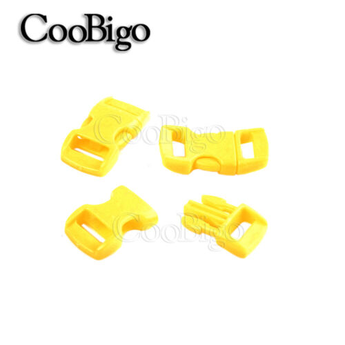 3//8/" Plastic Curved Side Release Buckle for Paracord Bracelet DIY Sewing Craft