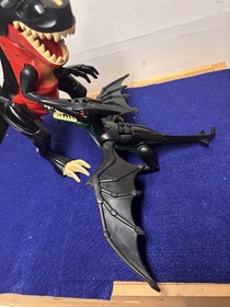 Vintage LEGO Dino Attack (7477) Black/Red T-Rex & Black/Green Mutant Pteranodon