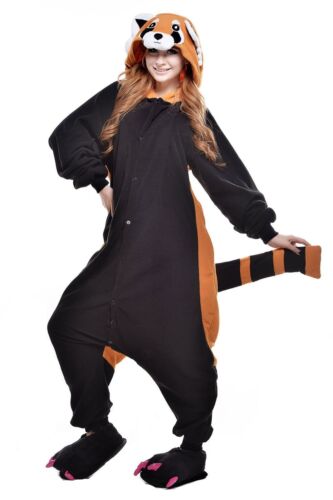 Squirrel Raccoon Lemur Onesiee Kigurumi Fancy Dress Costume Hoodies Pyjamas Gift