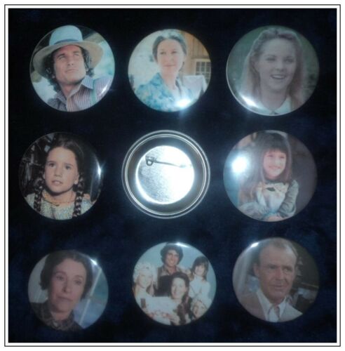 Little House on the Prairie  2-1//4/" Reproduction Pinback Buttons Set of 8  #01