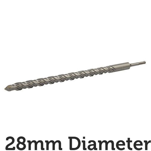 460mm Long SDS Plus Masonry Drill Bits –Strong Tungsten Carbide Cutting Head/Tip 