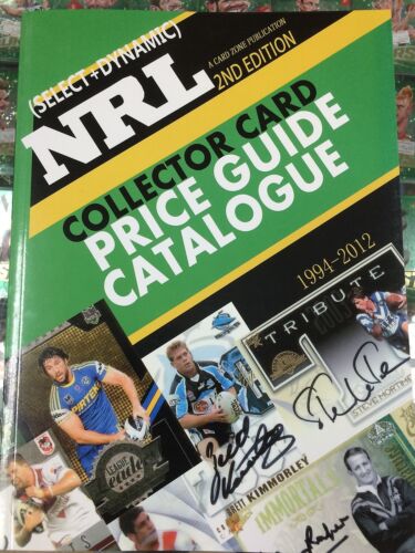 NEW-NRL Collector Card Price Guide 1994-2012 290 Pages 2nd Edition 2018 * 