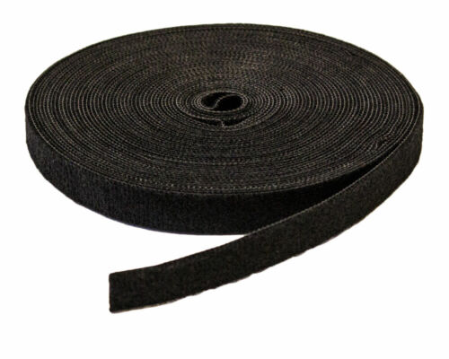 Details about   1/2" Inch Roll Hook and Loop Reusable Cable Ties Wraps Straps 10M 33ft