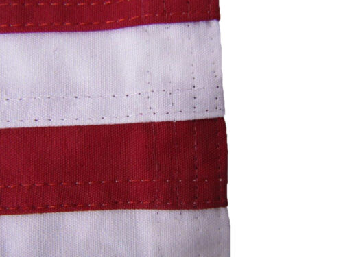 12x18 USA American Embroidered Sewn 100% Hand Made Cotton Flag 12"x18" Banner 