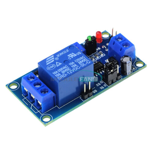 DC 12V Delay Timing Timer Relay Turn ON Turn OFF Switch Module Time 10A