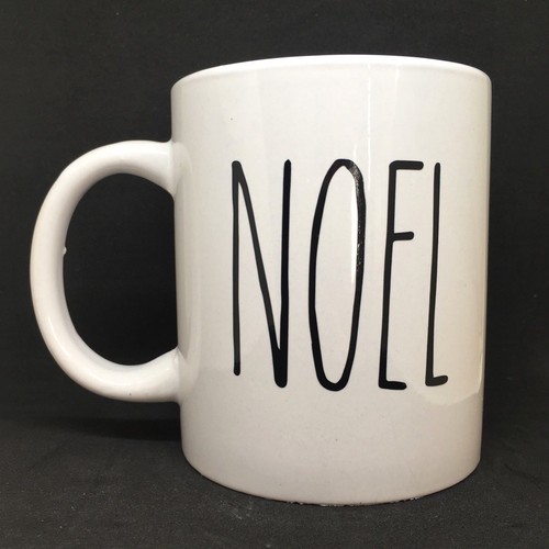 DIY Christmas Mug//Glass Gift Rae Dunn Style NOEL Vinyl Decal Sticker