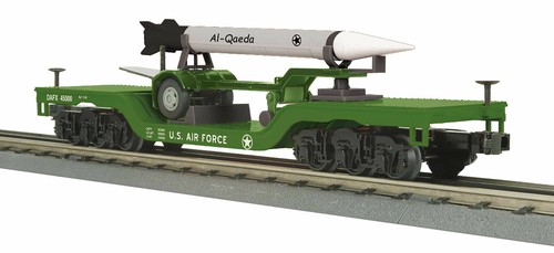 Center Flat Car /"U.S Air Force Dep./" w// Rocket Load MTH 30-76810